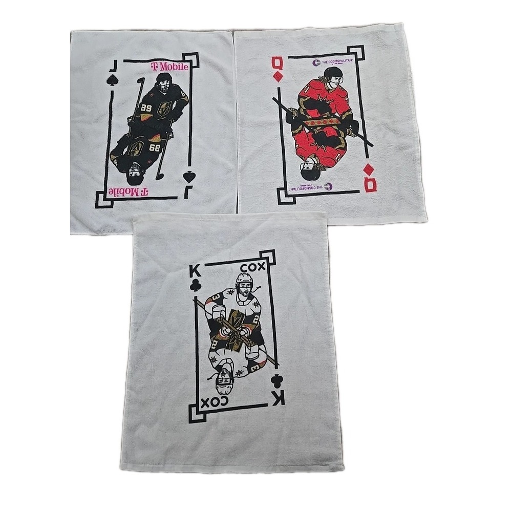 Vegas Golden Knights 2021 Playoffs Rally Towels Lot 3 VGK Home Game SGA NHL 2021